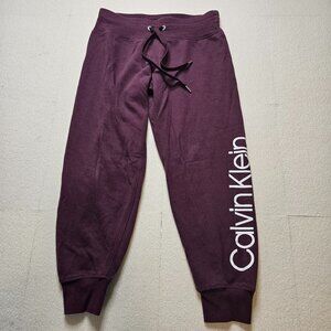 Calvin Klein Performance plum/maroon sweatpants - size Small